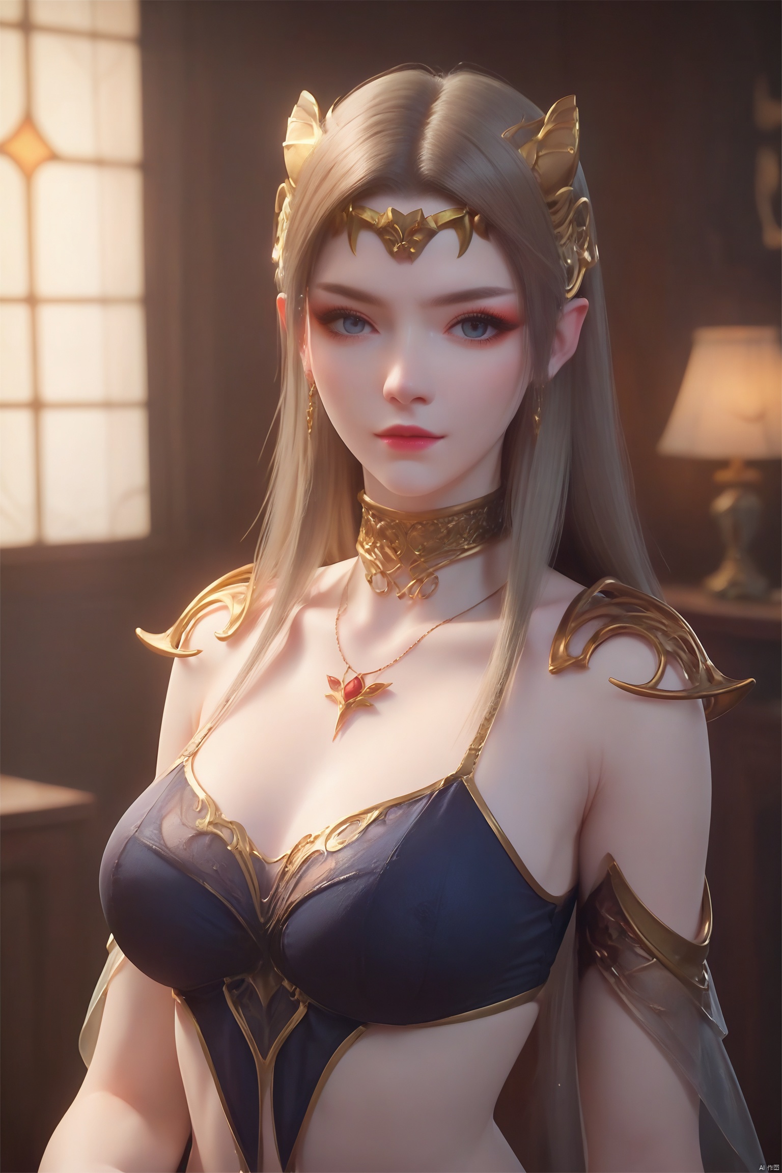 score_9, score_8_up, score_7_up,highly detailed digital,1 girl,She has pale, almost translucent skin,1girl,meidusha