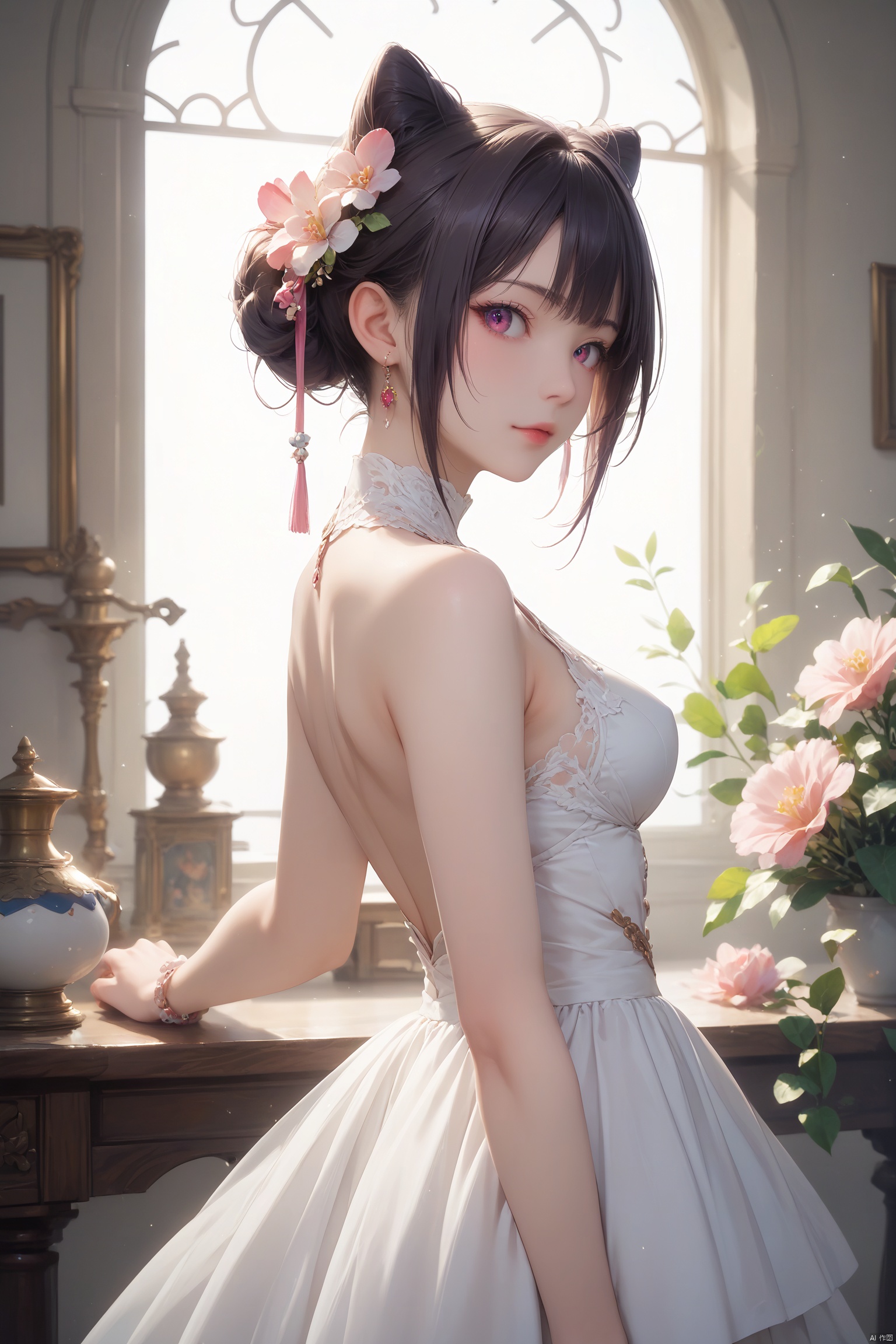 score_9, score_8_up, score_7_up,masterpiece,best quality,official art,extremely detailed CG unity 8k wallpaper,1girl,up body,white background,jiqing