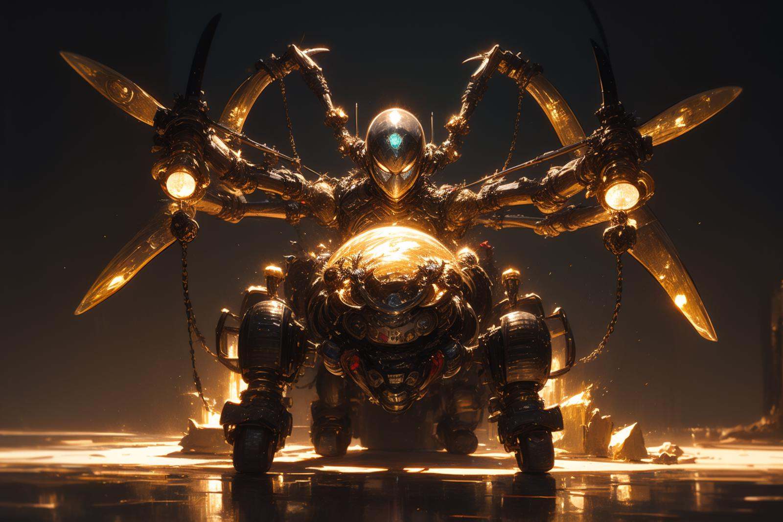 1 a mechanical ,  mecha,  togare on Tensor.Art