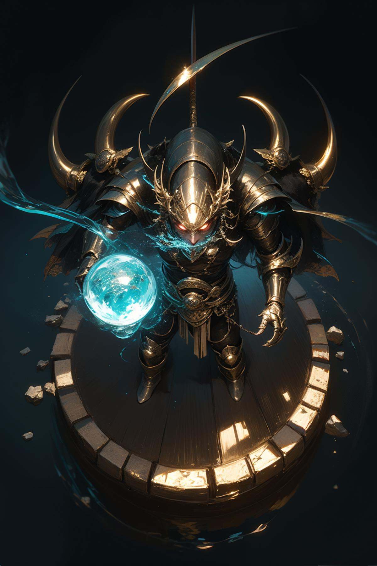 from above,  1boy,  mecha on Tensor.Art