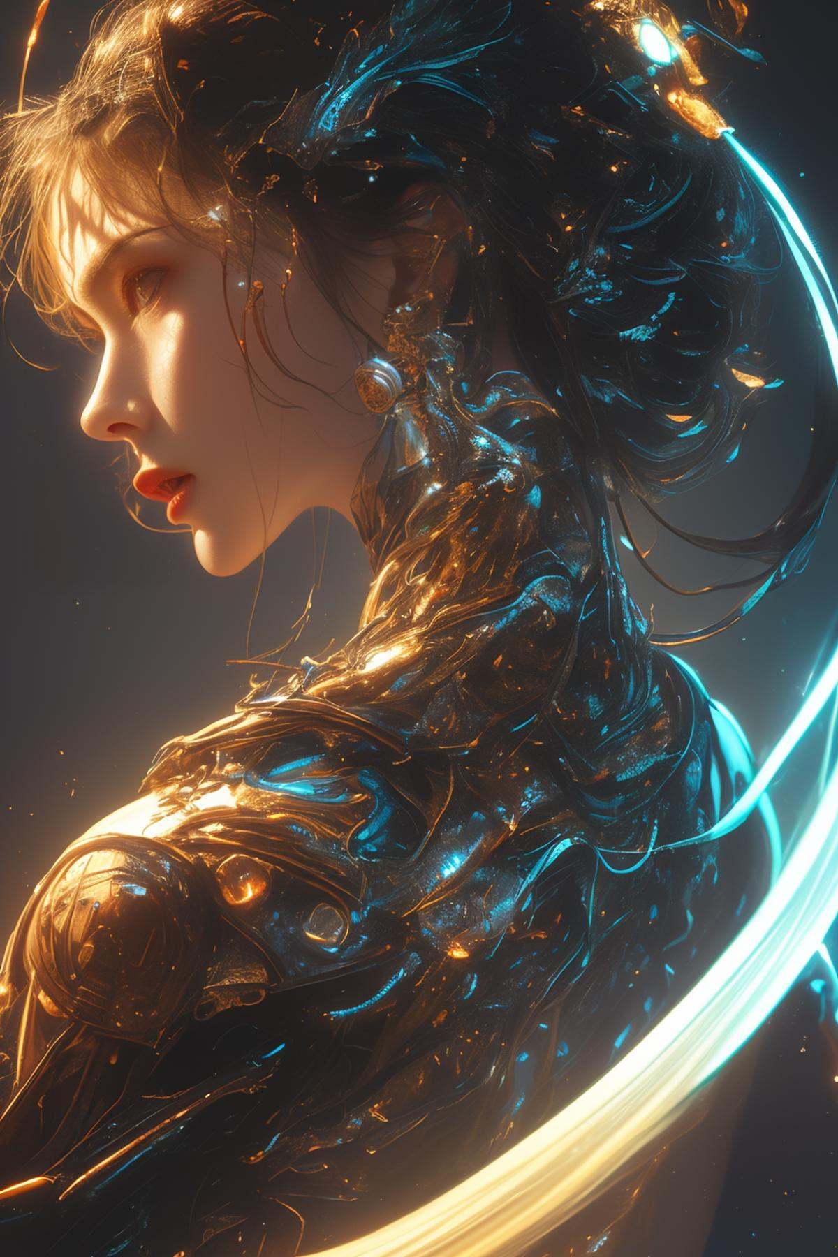 1mechanical girl,  ((ultra realistic details)),  portrait on Tensor.Art