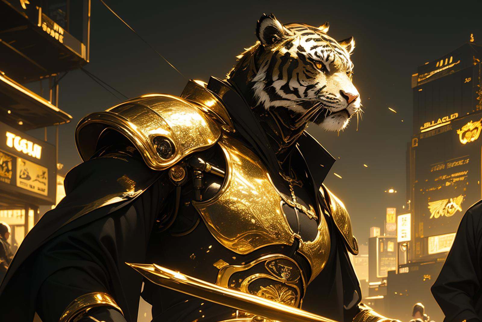 roar,  male_humen_body,  mecha on Tensor.Art