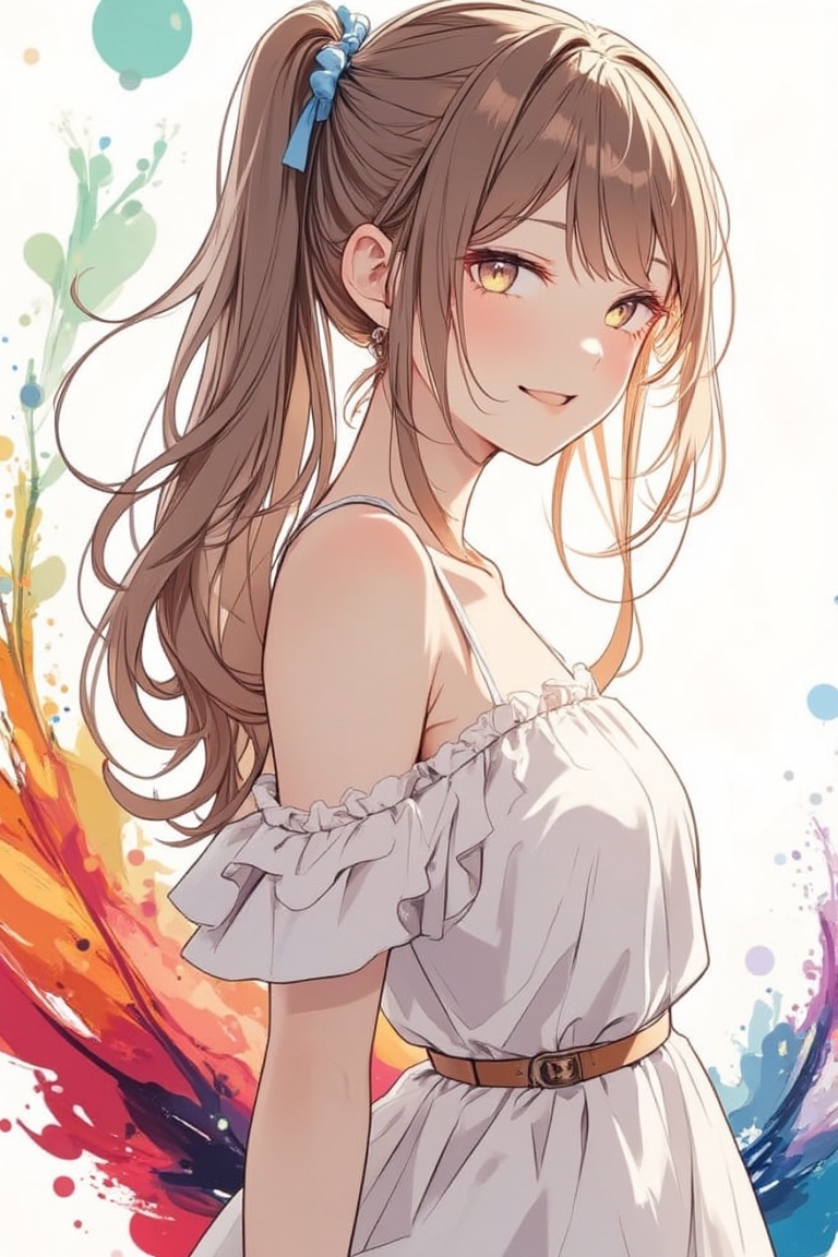 Anime style,  very cute girl,  elegant woman on Tensor.Art
