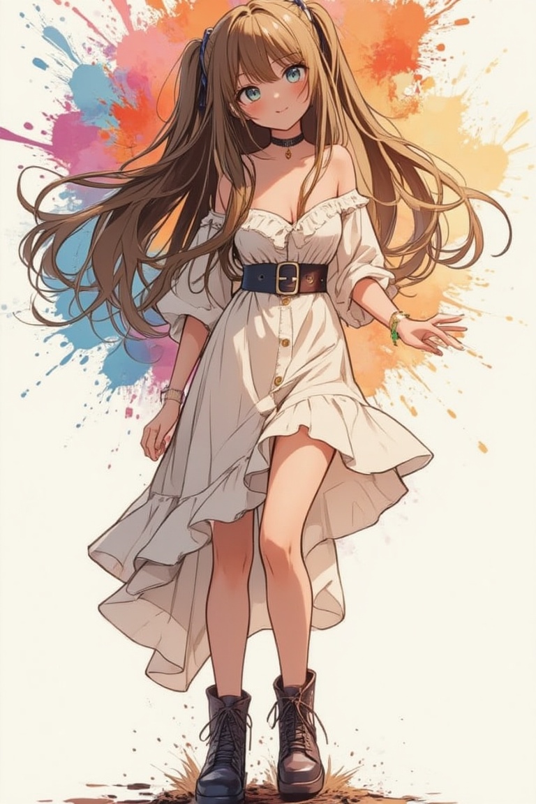 Anime style,  very cute girl,  elegant woman on Tensor.Art