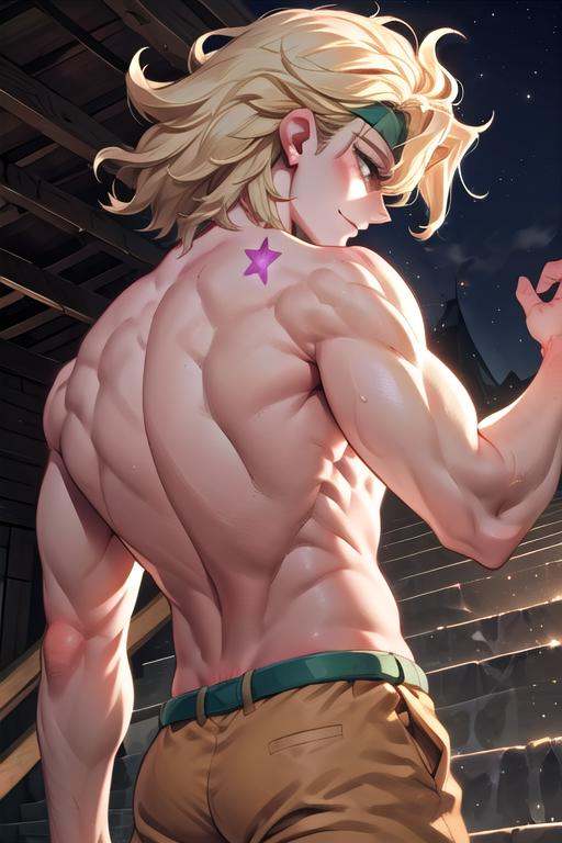 dio and his star birthmark by 鬼畫符 on Tensor.Art
