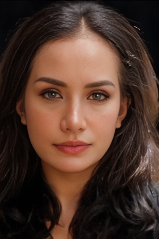Generate hyper realistic image of a portrait of woman ,  (25 years old),  smile on Tensor.Art