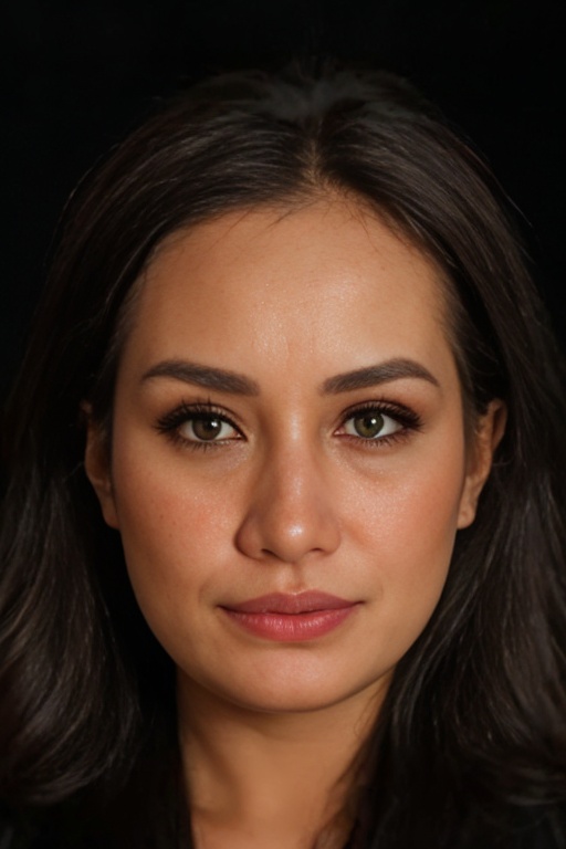 Generate hyper realistic image of a portrait of woman ,  (25 years old),  smile on Tensor.Art