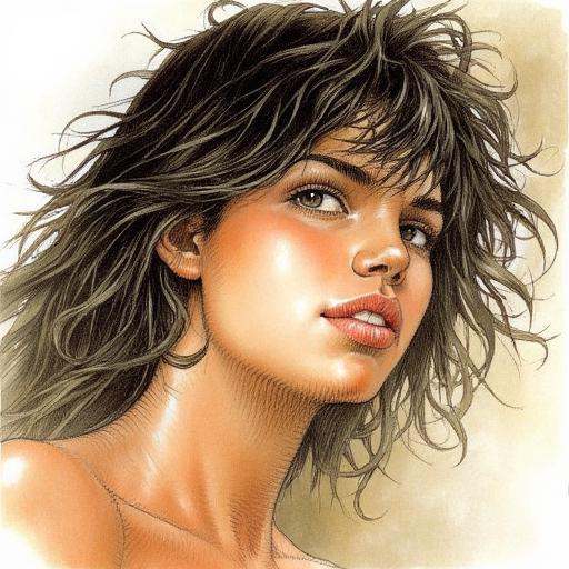 an illustration of a woman by Serpieri on Tensor.Art