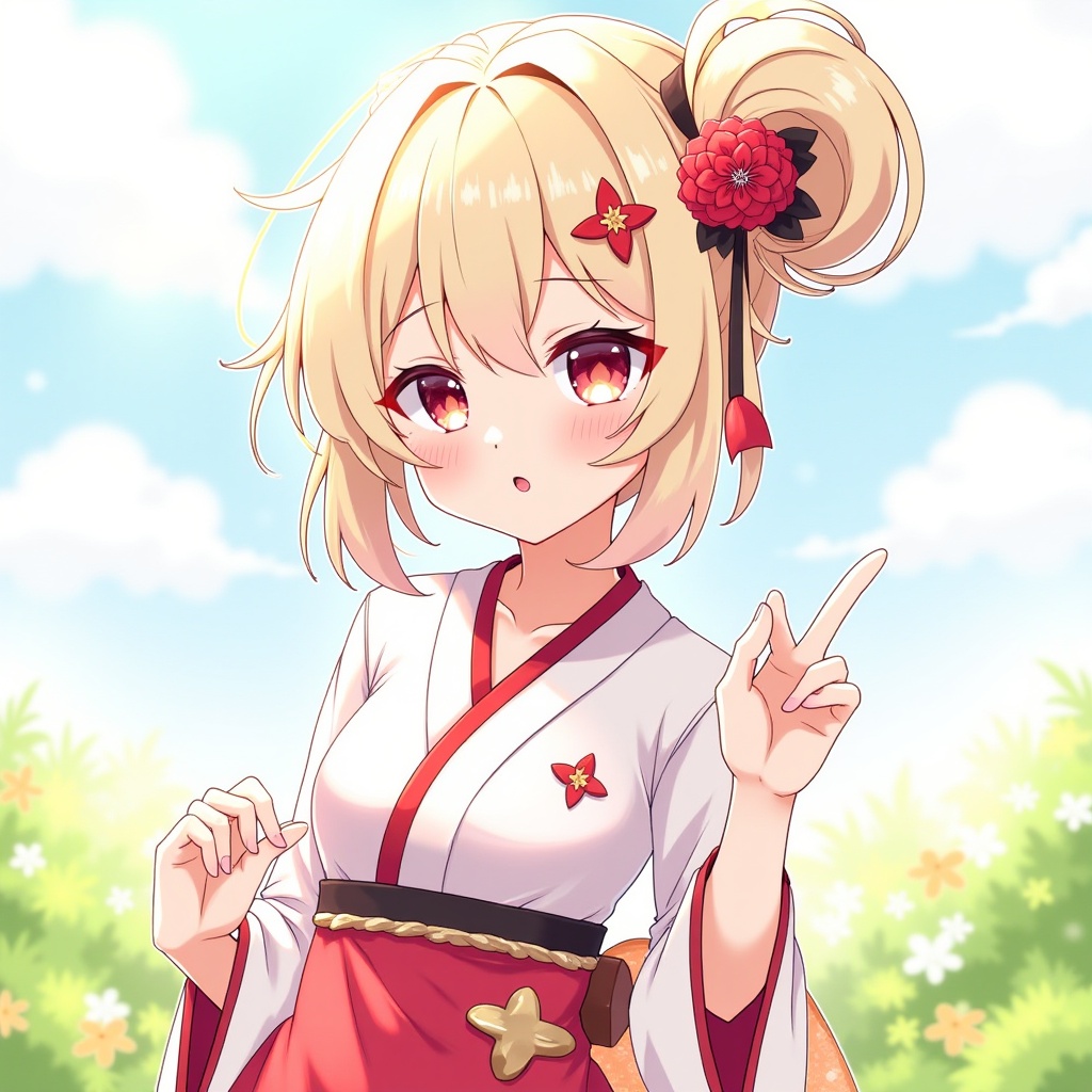 genshin impact style,  1 beauty girl,  posing on Tensor.Art