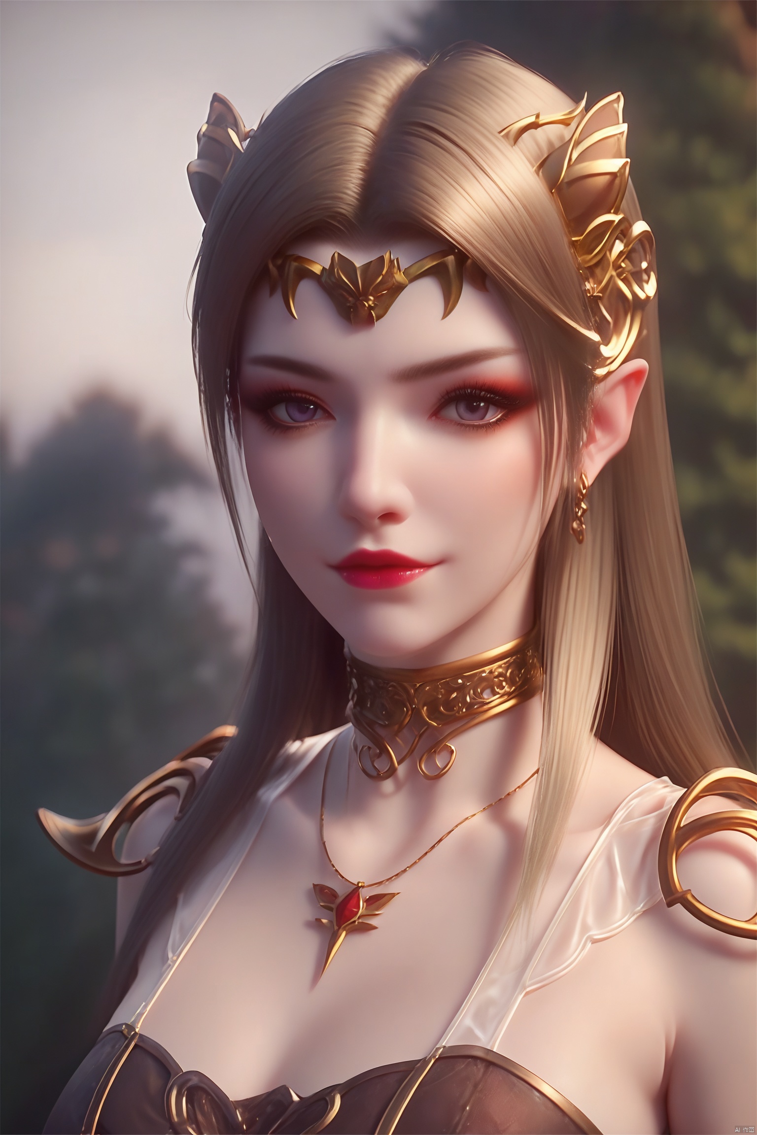 score_9, score_8_up, score_7_up,highly detailed digital,1 girl,She has pale, almost translucent skin,1girl,meidusha