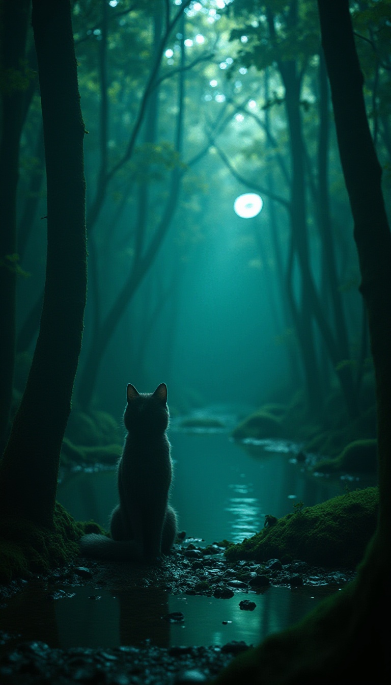 (Mysterious,  Japan's Yakushima,  Yakusugi virgin forest on Tensor.Art
