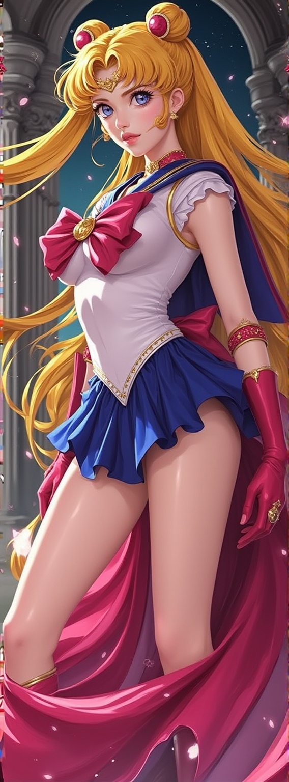 Beautiful woman,  Sailormoon on Tensor.Art