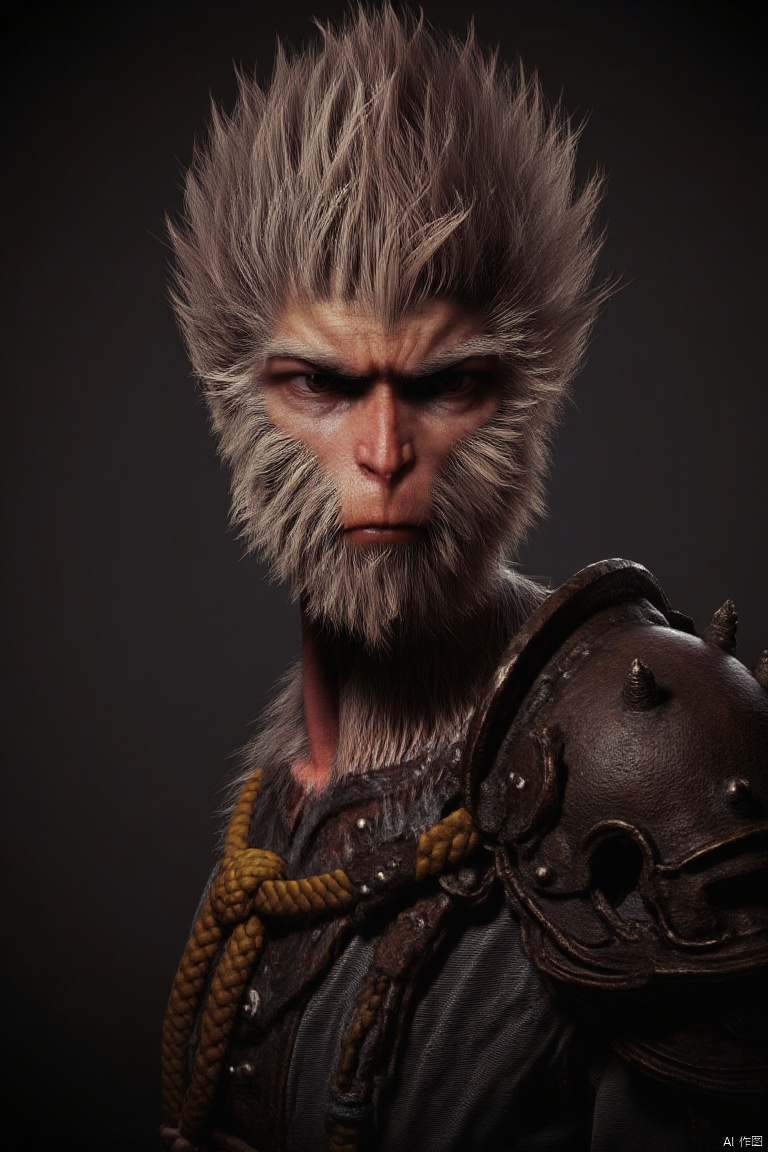 wukong_yanshangyue, A handsome wukong,He stared at the audience with his eyes open