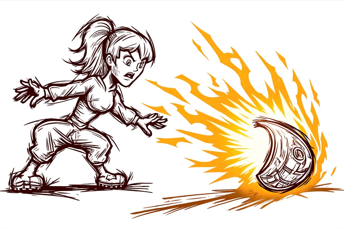 a woman breaking a computer in a karate outfit,  angry ,  STRIKER0S on Tensor.Art