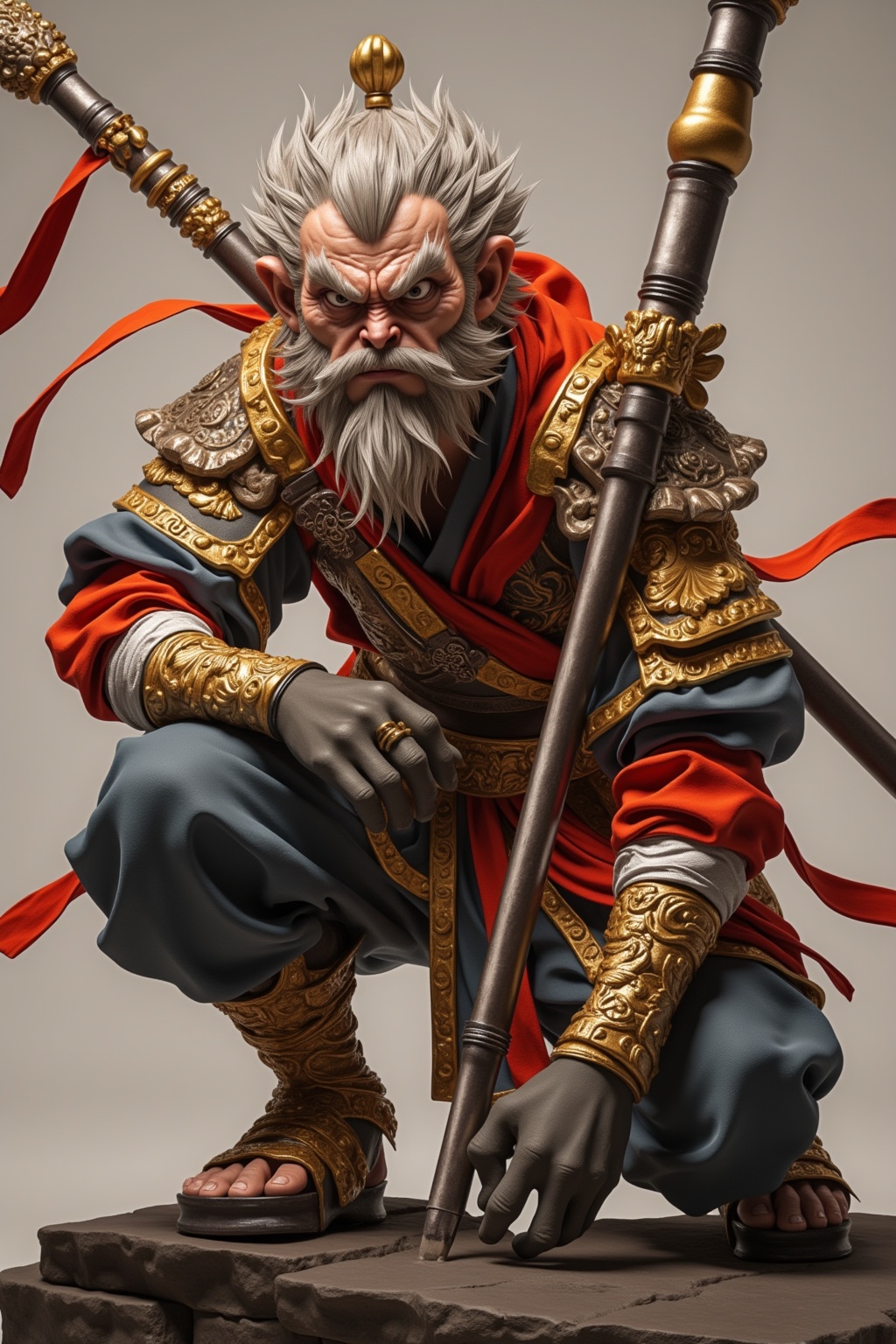 Wukong,  the elder in the elder gamex on Tensor.Art