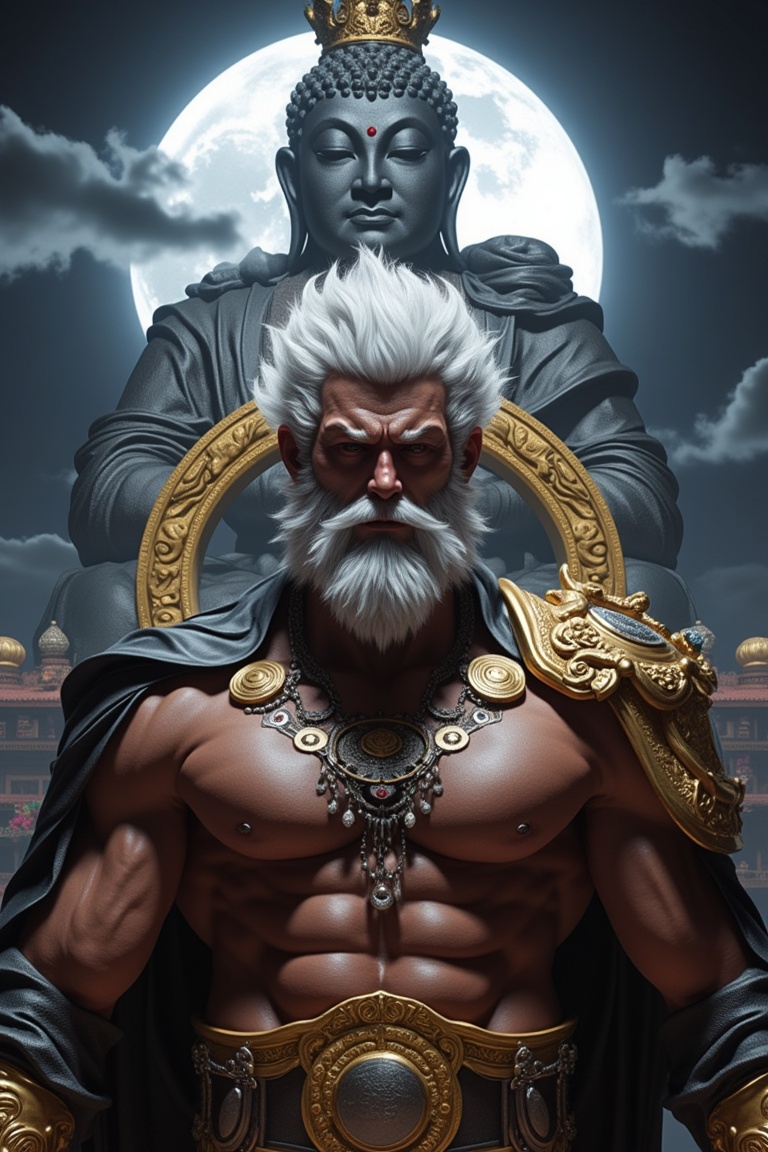 "Man,  beard,  chest muscles on Tensor.Art