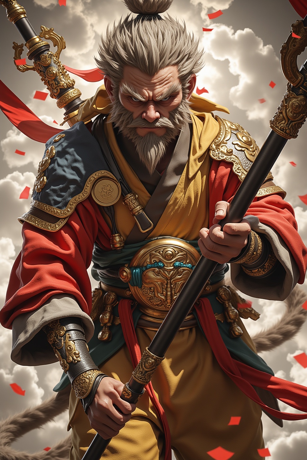 Wukong,  the elder in the elder gamex on Tensor.Art