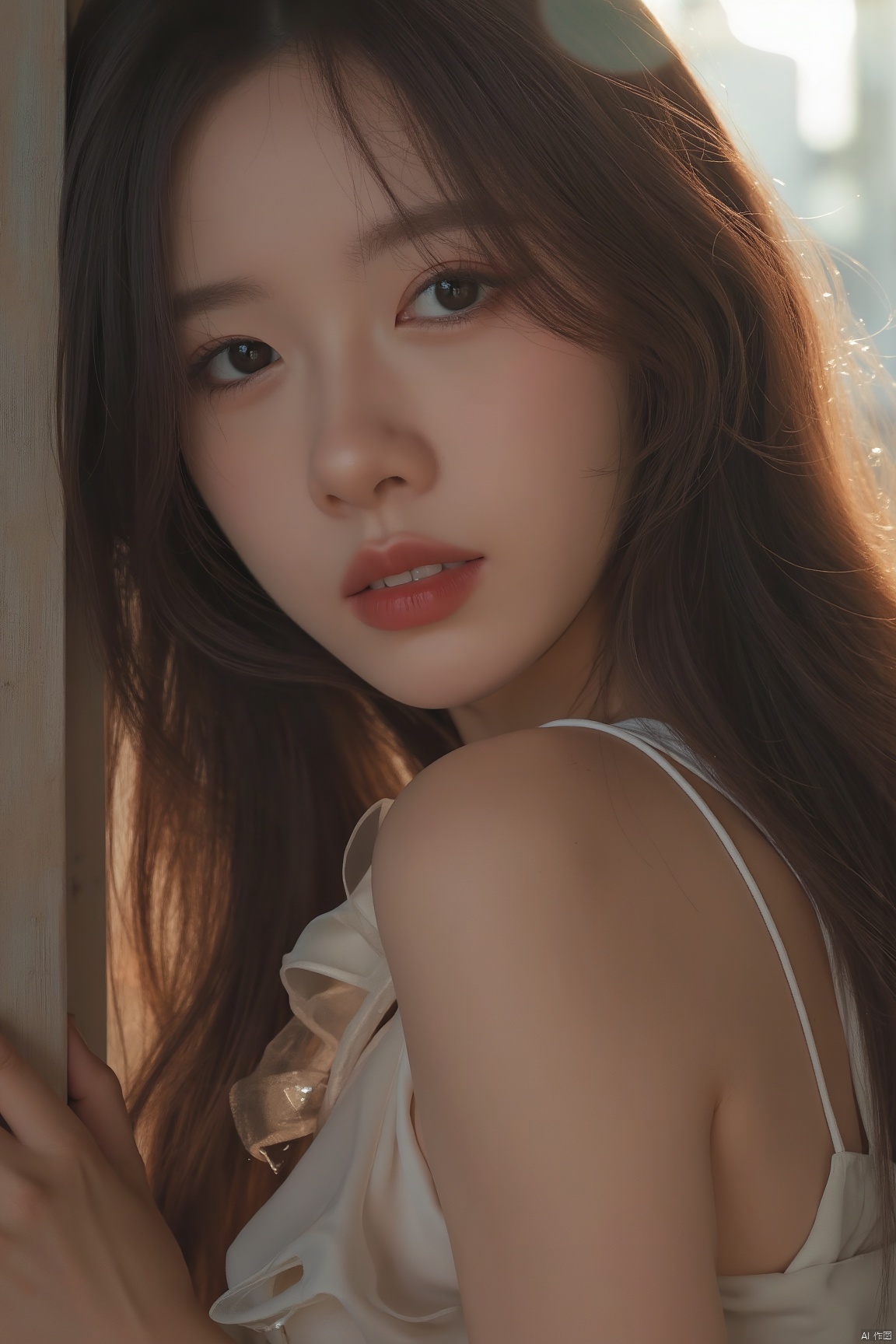 GX-girl,An ultimately mega crazy complicated detailed super UHD wallpaper-level mega-highest-quality photo of a incredibly beautiful girl, showing the incredible highest level of likelike realism.,1girl