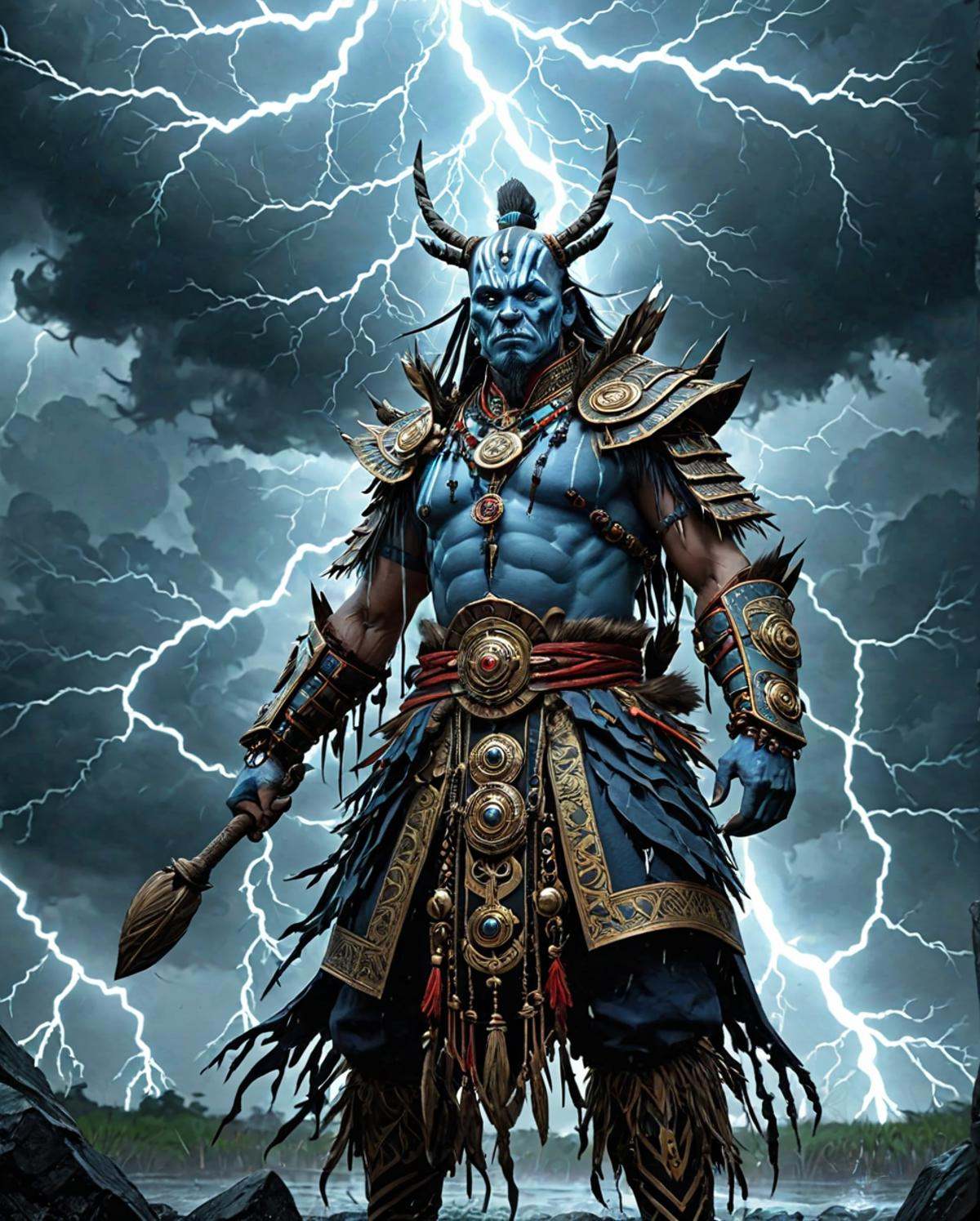 concept art,  Tudor shaman,  curious on Tensor.Art