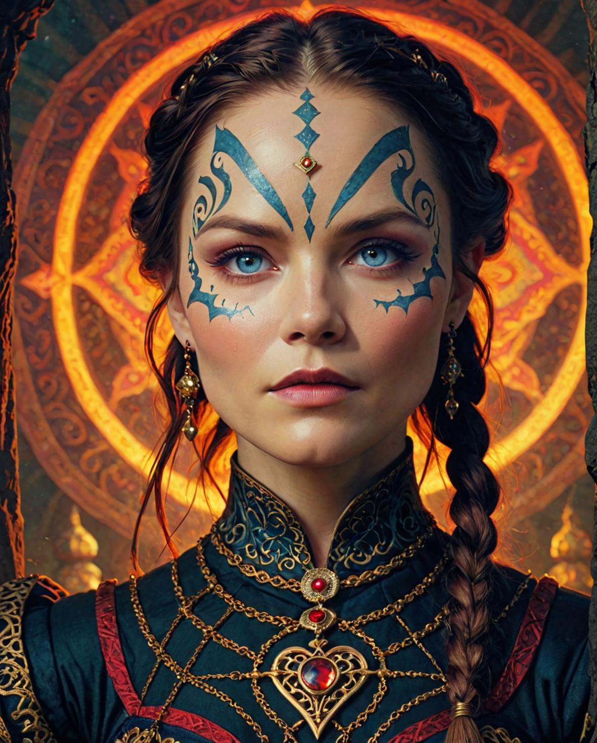 concept art,  Rule of Thirds,  Tudor shaman on Tensor.Art
