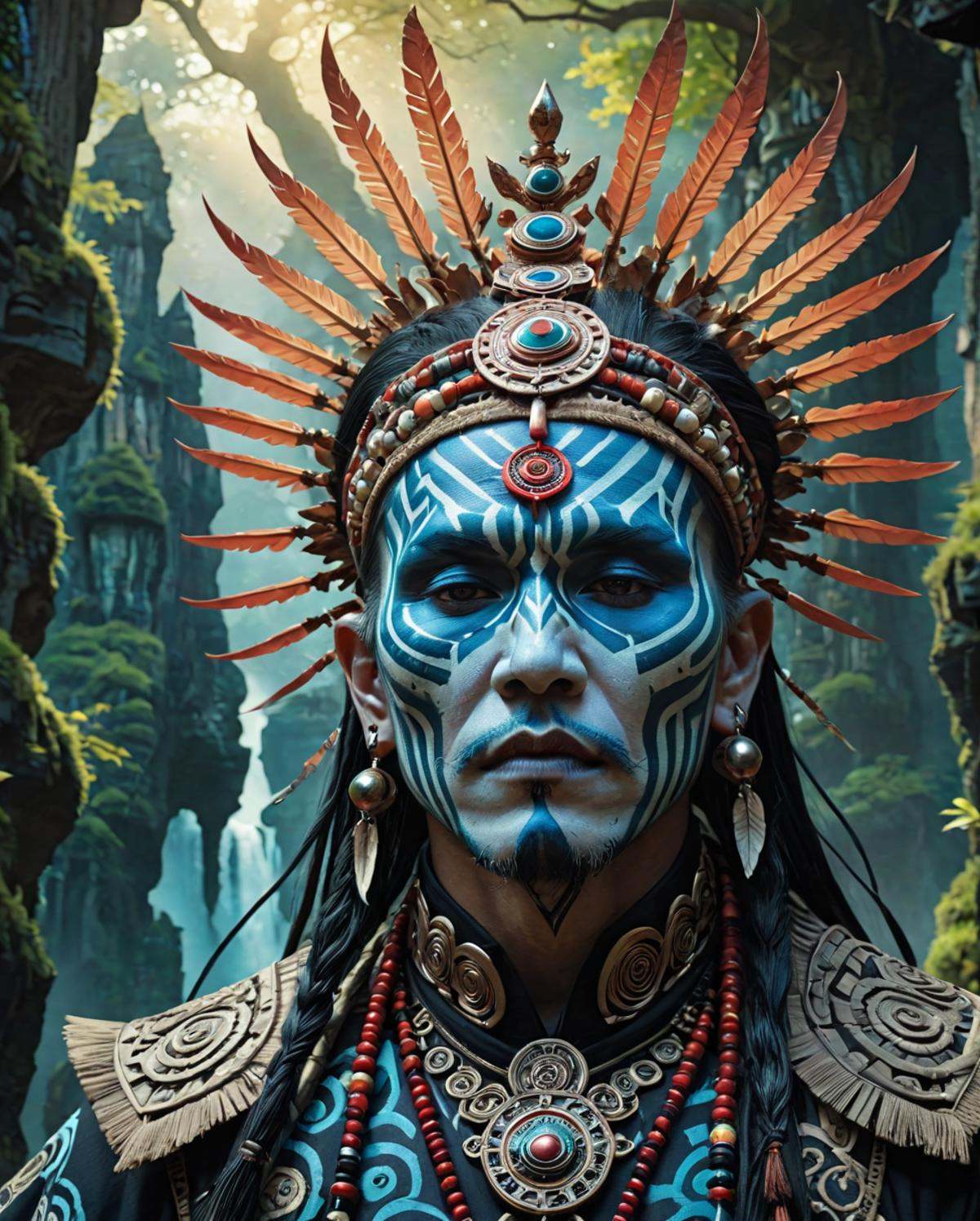 concept art,  intricate details,  shaman on Tensor.Art