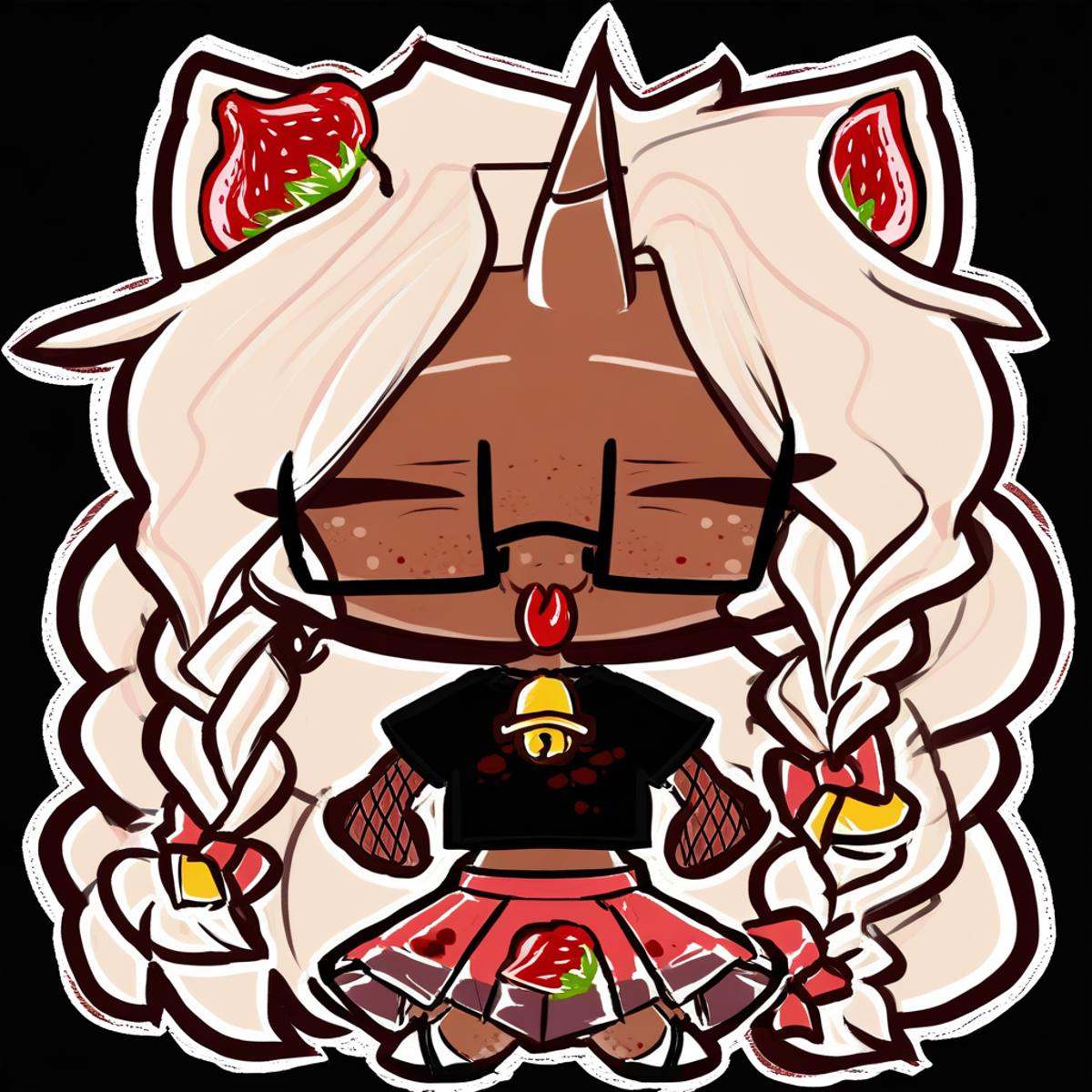 hair bow,  personification,  glasses on Tensor.Art