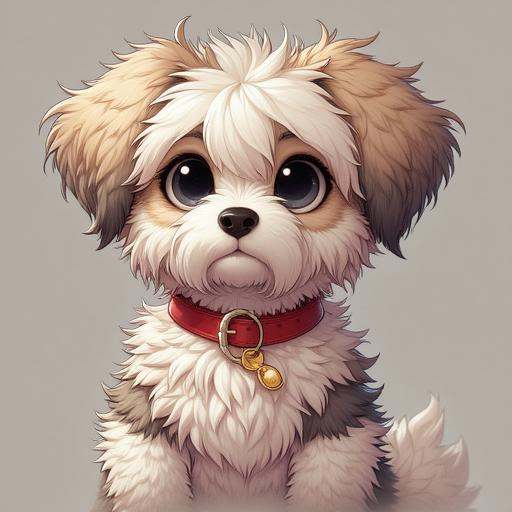 fluxxy,  Fluffy dog by Anzatiridonia on Tensor.Art