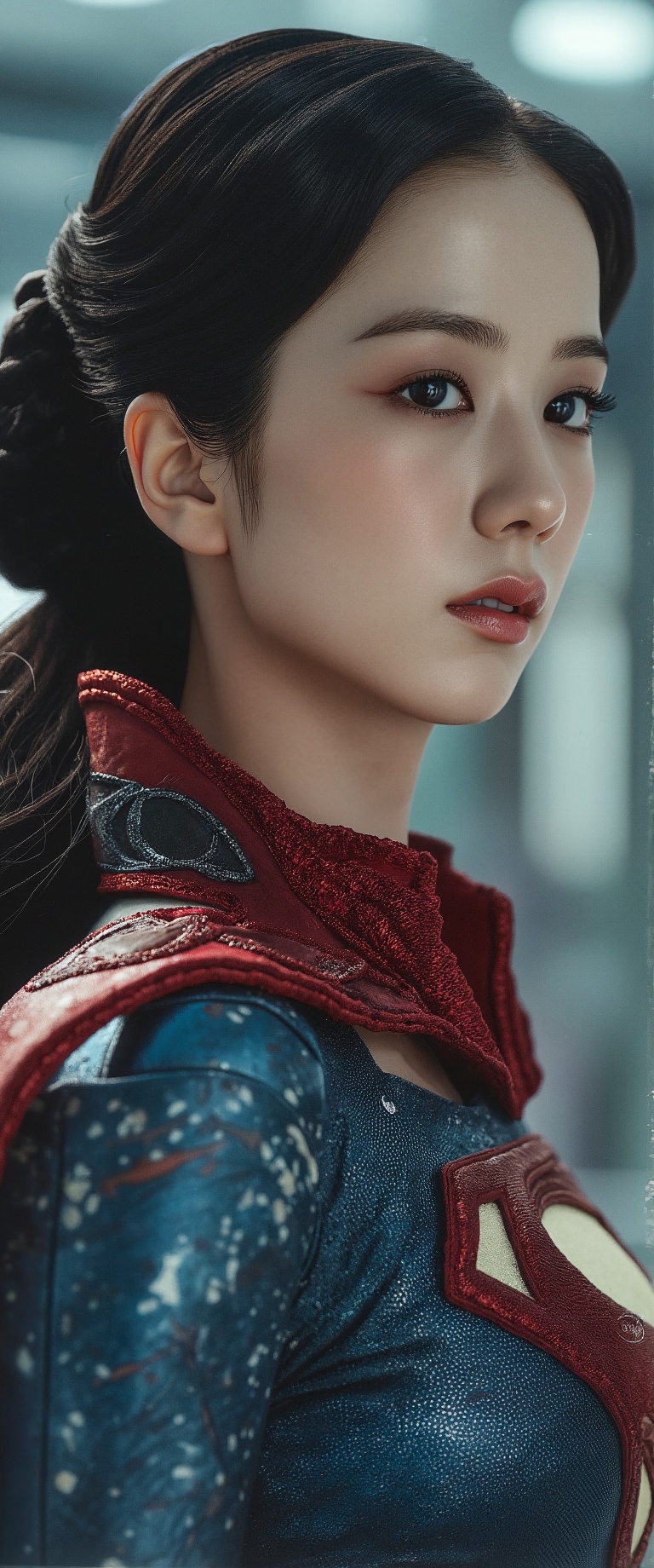 Cyberpunk 2077,  korean Female Human Cyborg,  beautiful Asian woman with super delicate face on Tensor.Art