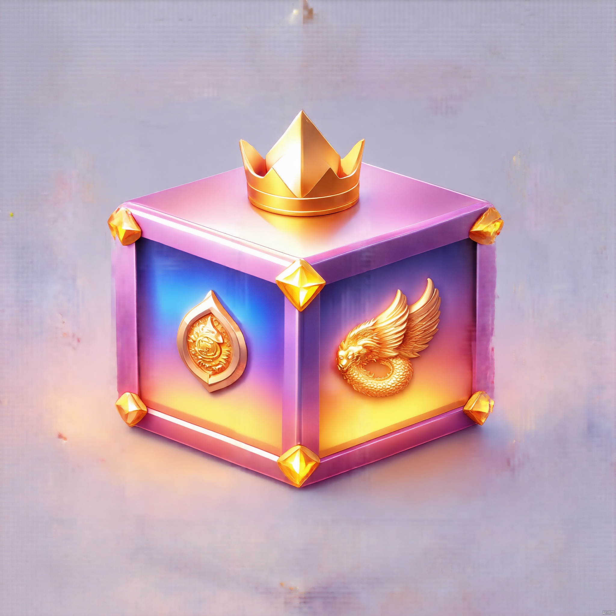 Advanced Image Box:, Color: choose rose gold or platinum,representing the highest metal texture., Shape: Design a unique shape,such as the shape of a shield or crown,to reflect the distinguished status of advanced users., Decoration: Add a fine engraving or relief pattern on the frame,which can be a dragon,phoenix or other symbol of power and dignity. At the same time,you can add more gems or metal decorations to make it look more luxurious.,
