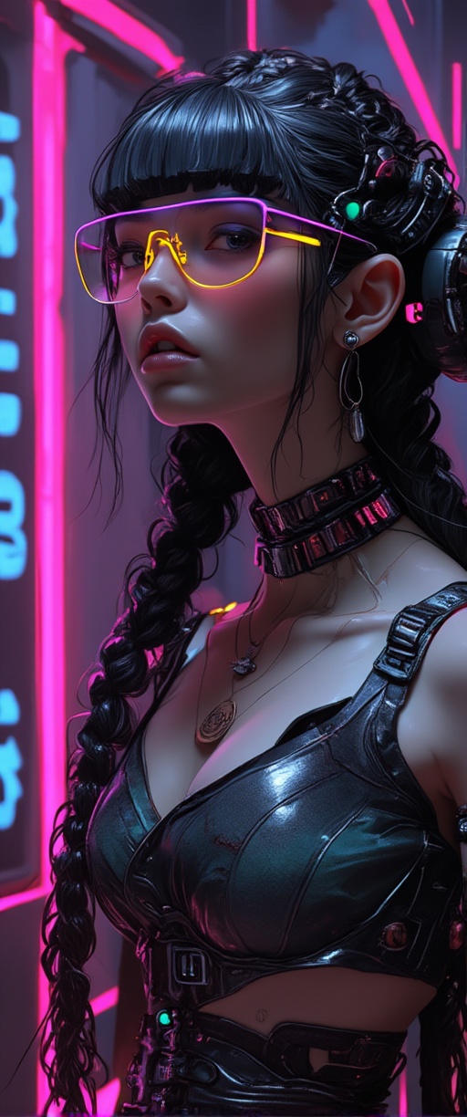(cyberpunk girl like a samurai in the style of Conrad Roset,  Nicola Samori),  ultra realistic on Tensor.Art