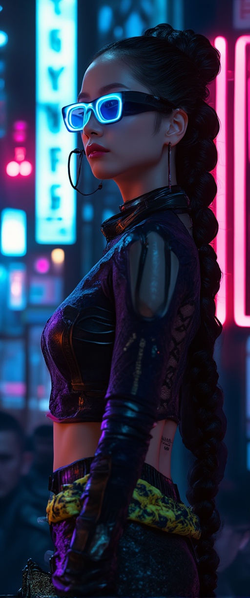 (cyberpunk girl like a samurai in the style of Conrad Roset,  Nicola Samori),  ultra realistic on Tensor.Art