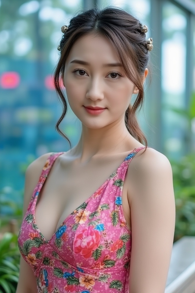 1girl,  Young woman,  in modern Guochao (Chinese national trend) fashion on Tensor.Art