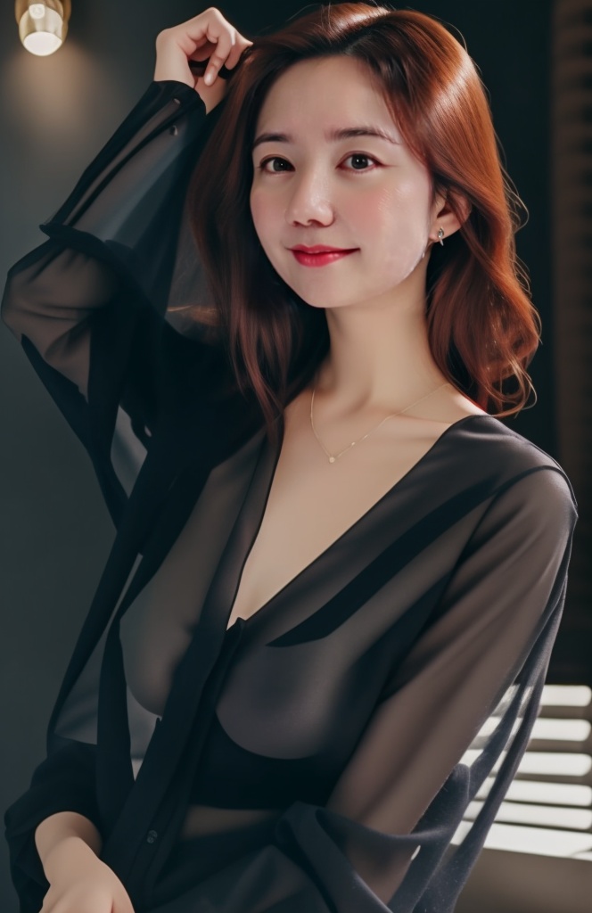 1 young lady with small face,  slim,  charming on Tensor.Art