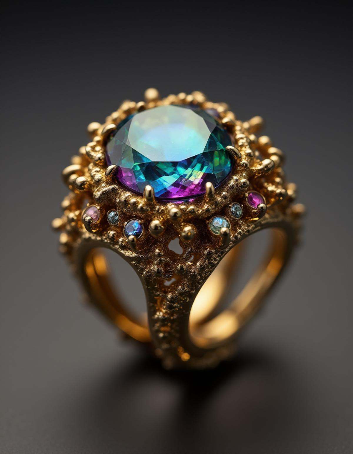 A ring with a gem in the bism2 style  <lora:bism2:1>