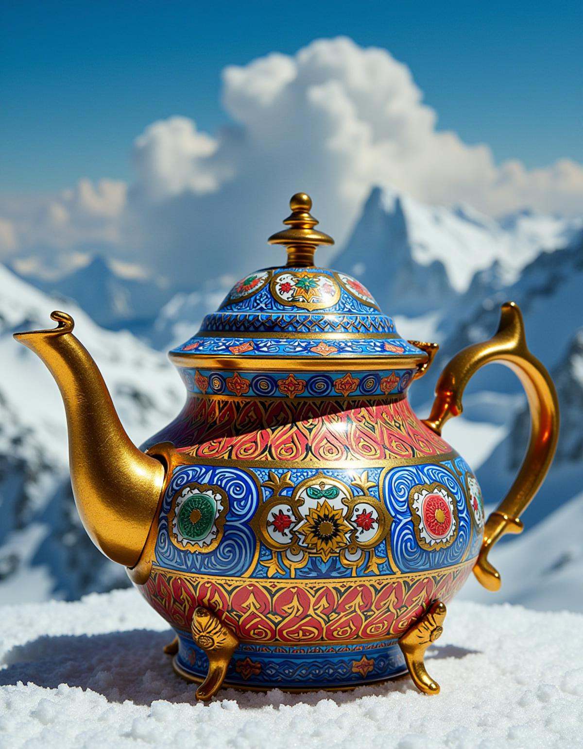 teapot,  by Tony Fitzpatrick and Igor Morski,  masterpiece on Tensor.Art