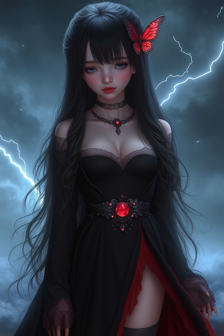 expressionless,  realistic photo,  (dark fantasy) on Tensor.Art
