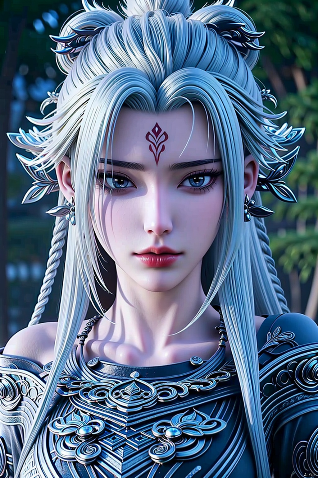  1 girl, Purple hair,Purple eyes,Glowing eyes,(Beautiful face), Lich King, undead swordsman, wearing armor decorated with skulls, burning blue flames all over her body, golden glowing eyes, slashing the sword in her hand, violent, angry and fierce, standing behind A broken skeleton dragon,guijian,armor,Xguang, headless,tifa,edgdeathknight