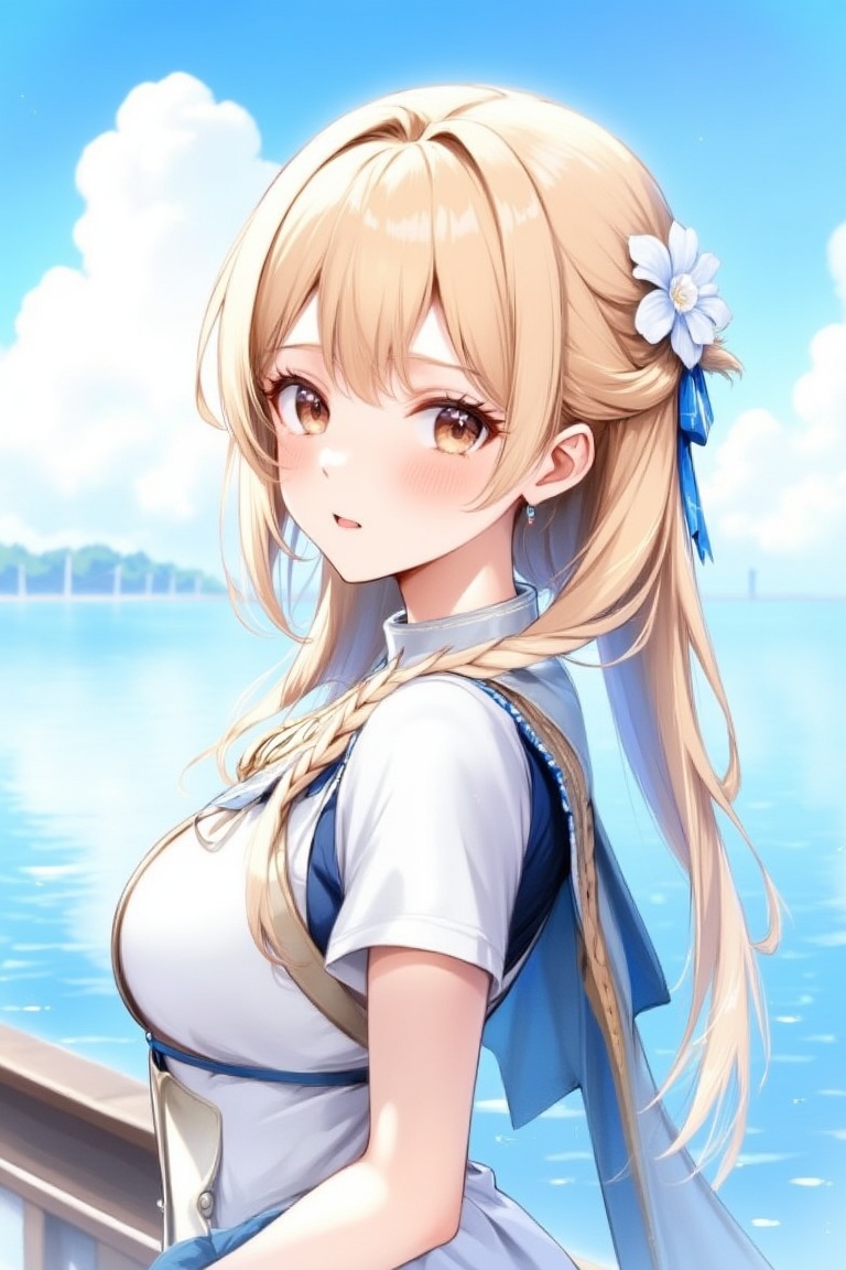 1girl,  solo,  long hair on Tensor.Art