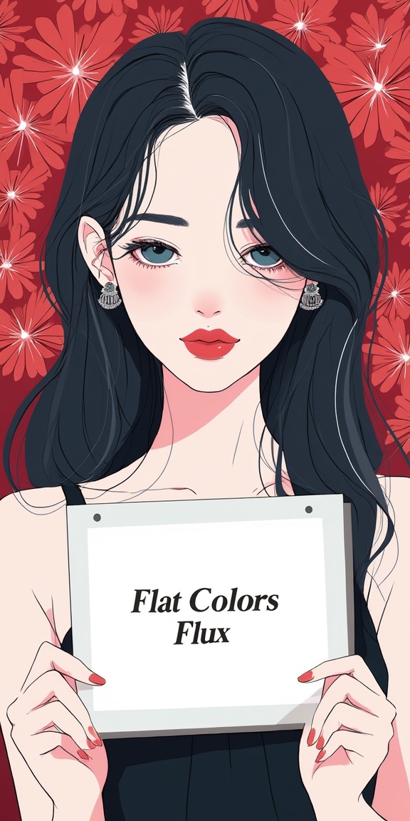 an advertising flat illustration,  captured from a close-up,  eye-level perspective by epiphany2k20 on Tensor.Art