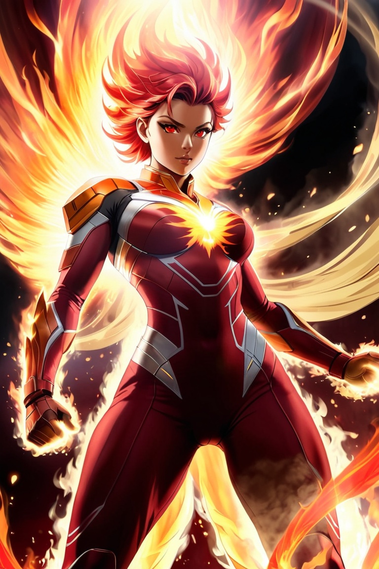 anime:1.9,  cartoon:1.9,  Imagine a dynamic scene featuring of iconic DC Comics character on Tensor.Art