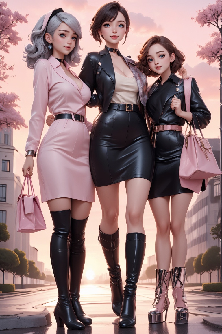 breasts,  multiple_girls,  thighhighs on Tensor.Art