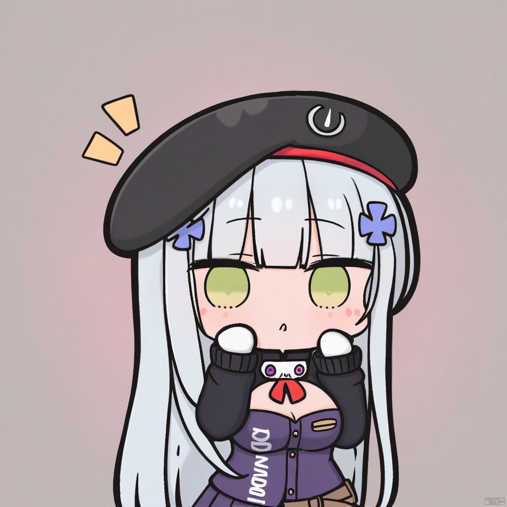 1girl,hk416 \(girls' frontline\),girls' frontline,,chibi,,
