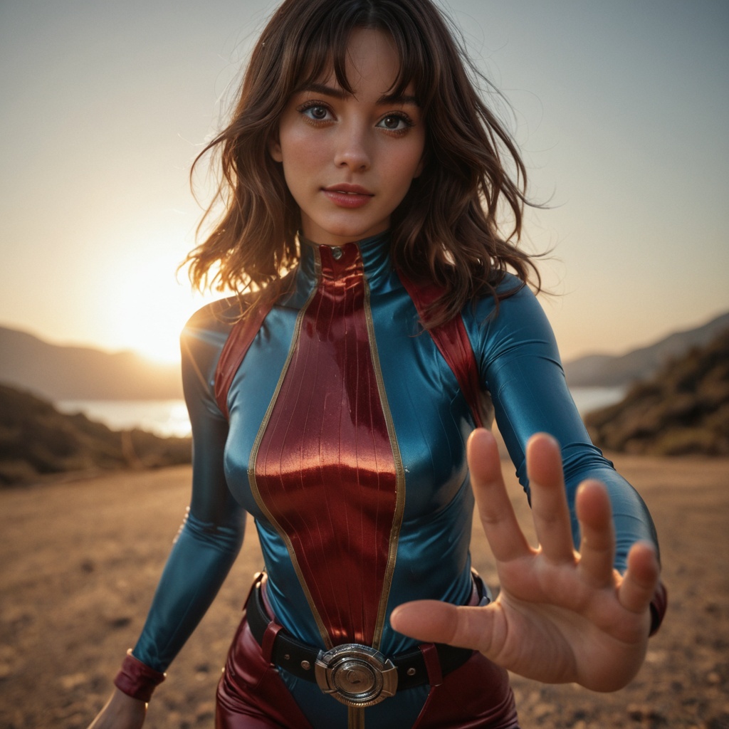 Realistic 16K resolution photography of 1girl waving her fists,  break,  1girl on Tensor.Art