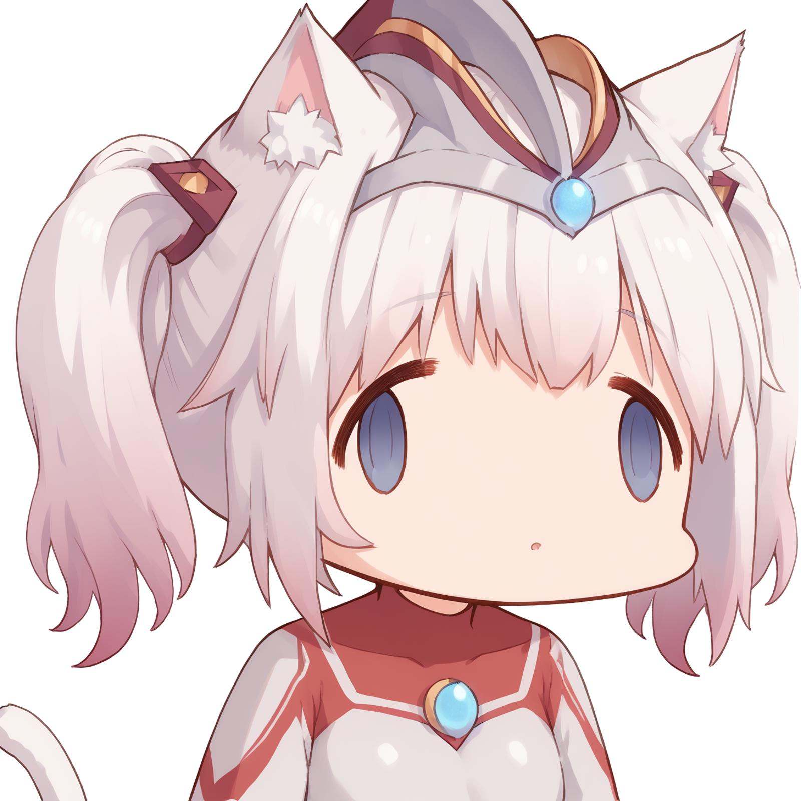 junneko,  twintails,  white hair on Tensor.Art