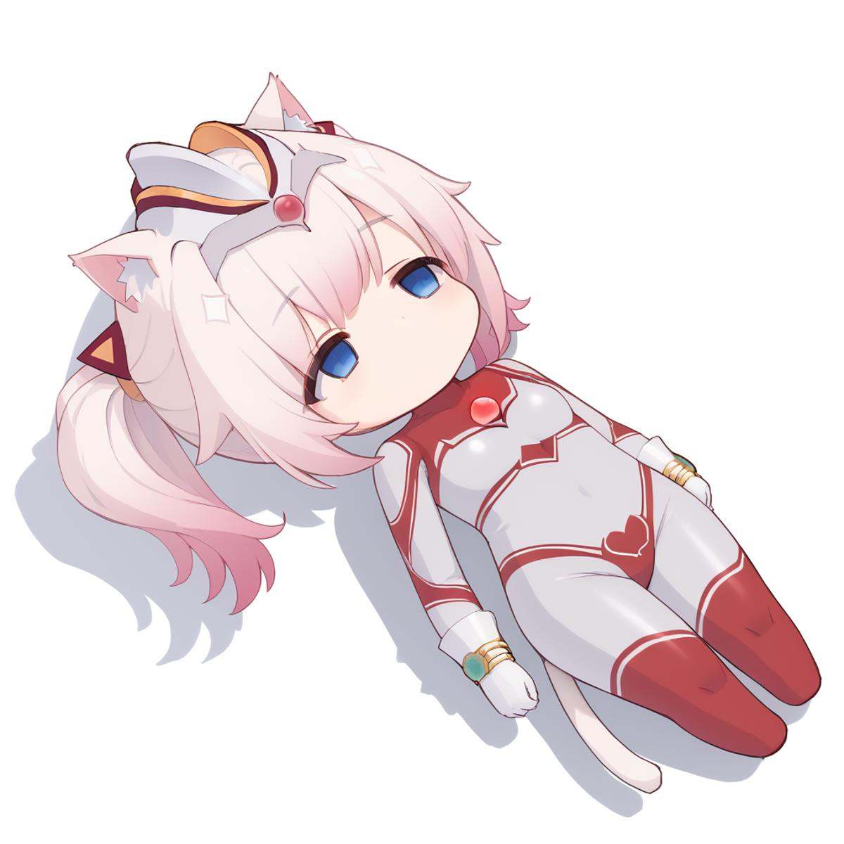 junneko,  twintails,  white hair on Tensor.Art