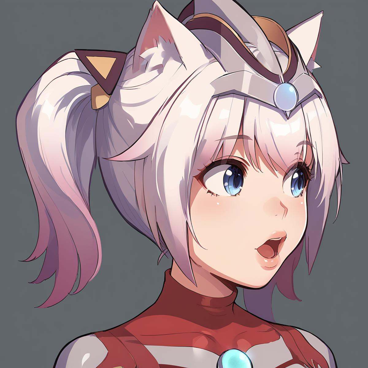 junneko,  twintails,  white hair on Tensor.Art