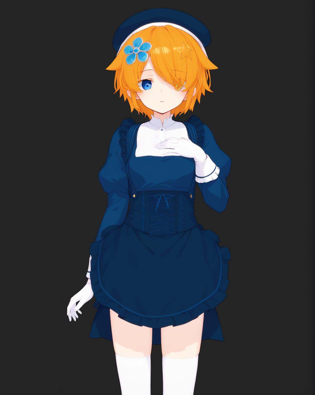 AndreaOwen,  orange hair,  blue eye on Tensor.Art