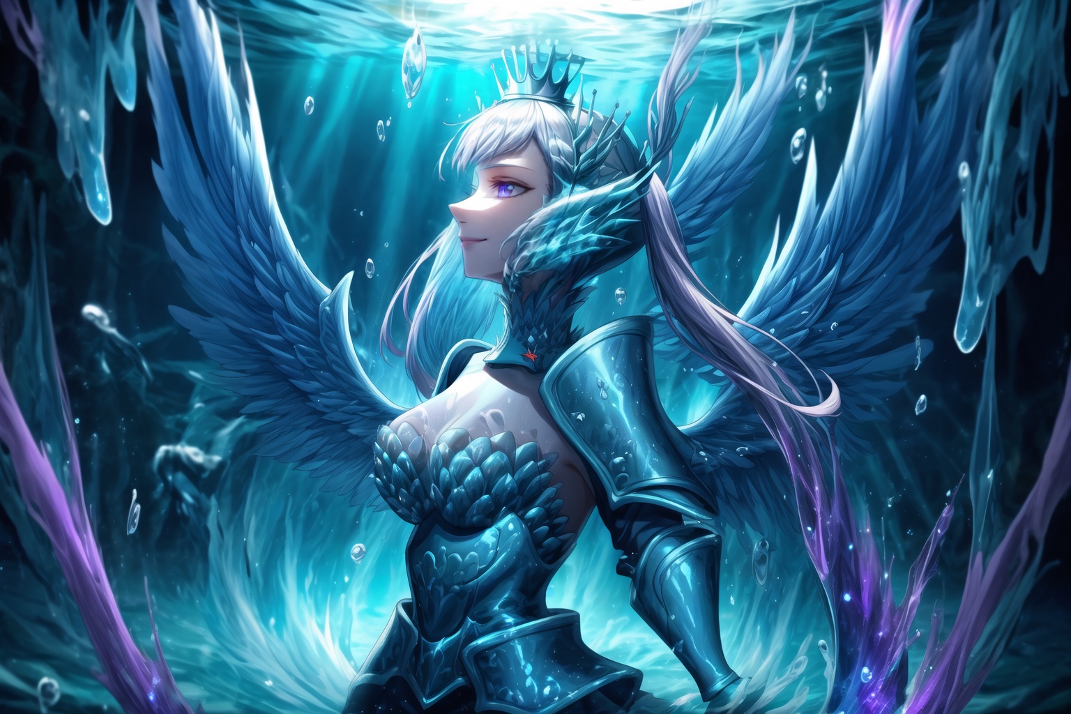1girl,  noelle_silva,  long hair on Tensor.Art