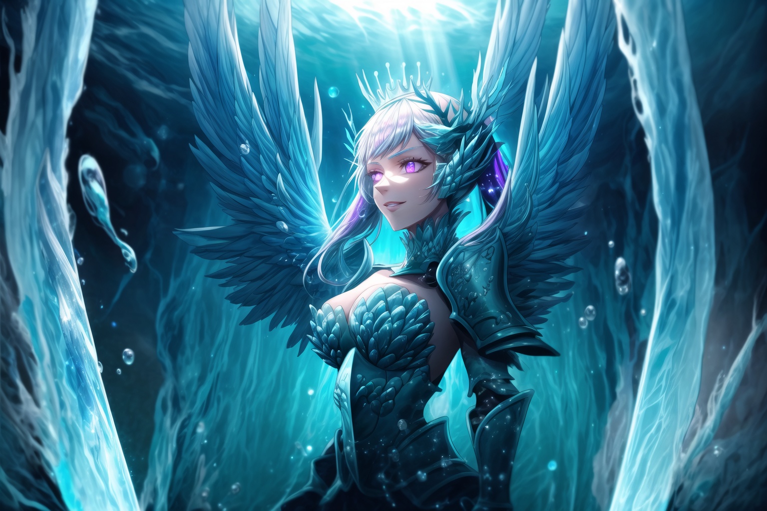 1girl,  noelle_silva,  long hair on Tensor.Art