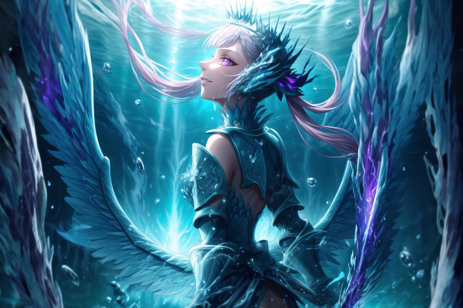 1girl,  noelle_silva,  long hair on Tensor.Art